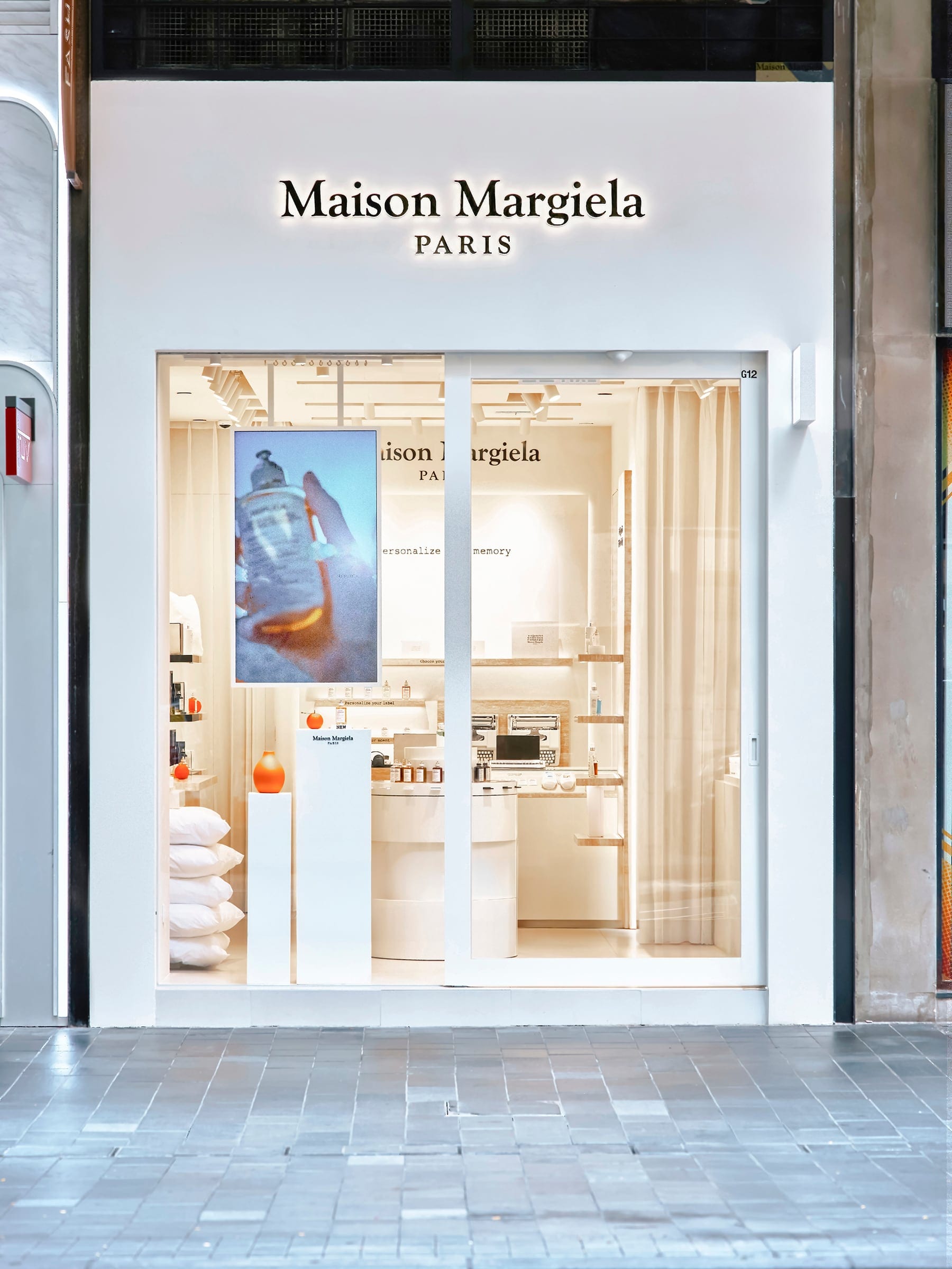 Maison Margiela exterior and street context in Hong Kong